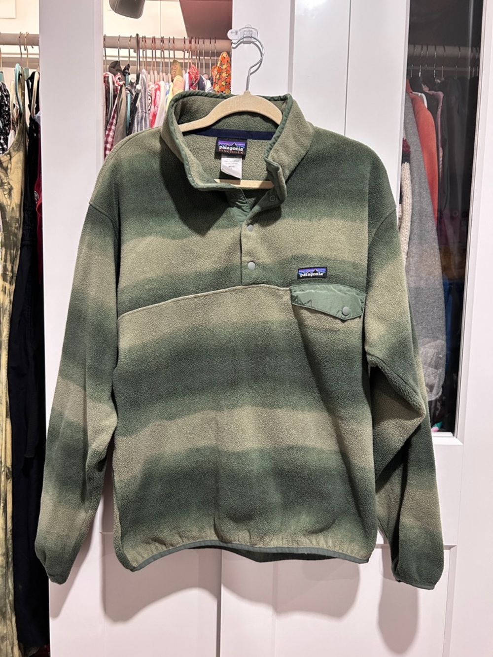 Patagonia Synchilla Men's Olive Green Fleece